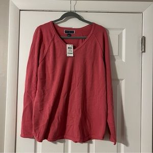 Rose Pink NWT Karen Scott Pullover Sweater Sz L